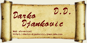 Darko Đanković vizit kartica